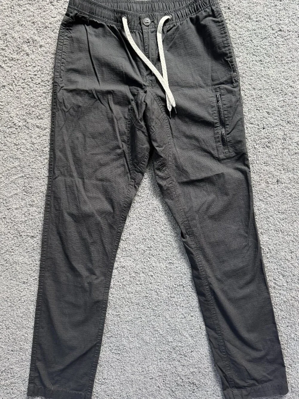 Vuori Men's Ripstop Climber Pants V412 Charcoal Gray Size Medium - EUC